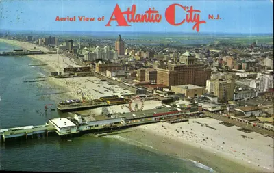 Vista aérea de Atlantic City, N.J. — editor Jack Freeman
