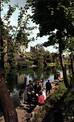 Rio Aire em Bingley, Yorkshire — WHS 3321 — Color by Ronald Taylor ARPS