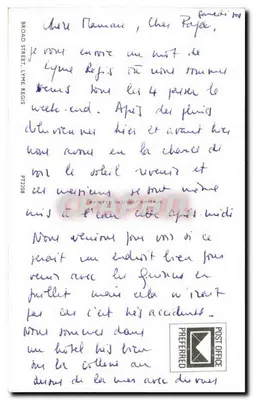 Lyme Regis — vista da rua Broad Street com o mar — editor PT2208 — Verso