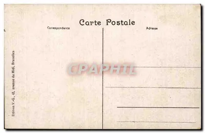 Ostende — A malha no cais — Edição V.G., avenue du Midi, Bruxelas — Verso