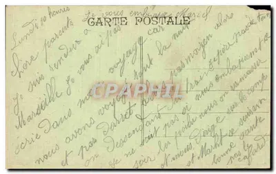 Amiral LATOUCHE-TRÉVILLE — Paquebot français des Chargeurs Réunis — Par grosse mer — Verso
