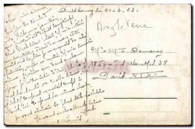 Ehrenbreitstein — zamek na wzgórzu i parowóz — wydawca nieznany, nr serii 28942 — Rewers