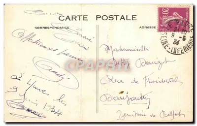 Le Havre — Nella Burrasca — C. M. Le Havre, n°282 — Verso