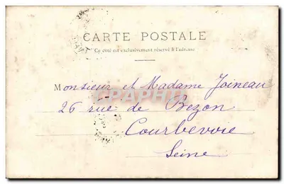 Navio no Mar — Coleção P. Grognot, Paris — n° 239 — Verso