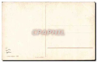 Portowa scena z jachtami — wydawca Peluba, nr 205 — Rewers