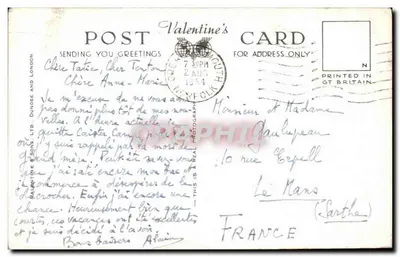 Caister Holiday Camp — widok z lotu — Valentine's Card Ltd. nr 1975 — Rewers