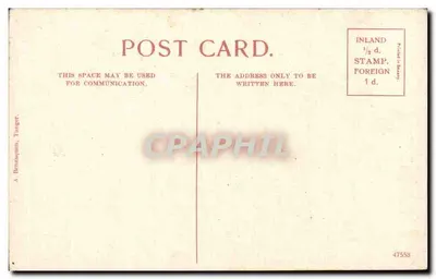 Rocha do Campamento — Gibraltar — editor A. Bonzague, Tanger, n°47558 — Verso