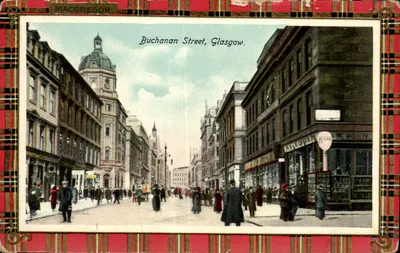 Buchanan Street, Glasgow — vista animada — MacGregor, série 8811