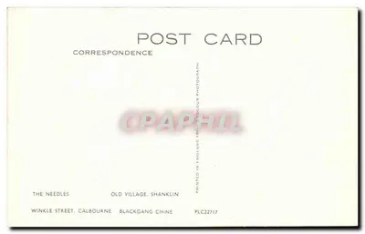 Isola di Wight — Vista panoramica — The Needles, Calbourne, Old Village, Shanklin — Verso