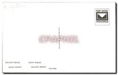 OULTON BROAD — BASINS DE YACHT — PLC13305 — Verso