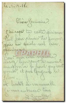 Cena portuária — dois crianças em um pequeno barco — editor não visível — Verso
