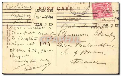 Paddling off Palace Pier, Brighton — seria Palace Pier w Brighton, nr 94 — wydawca nieznany — Rewers