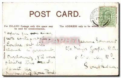 Londyn — Royal Exchange i Bank — wydawca nie widoczny — Rewers