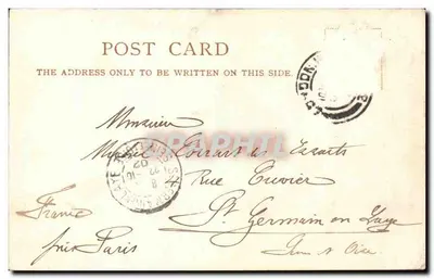 Mansion House — Londres — editor desconhecido — Verso