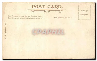 Londres — Os Guardas de Cavalaria, Whitehall — Série E.F.A. 521 — Verso
