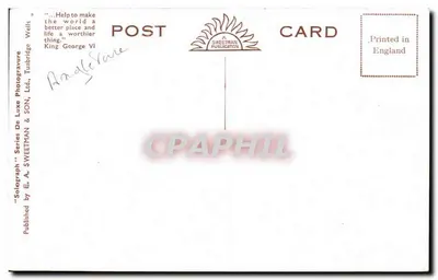 Gaviões em St. Ives — Sweetman & Son, n° 39518 — Verso