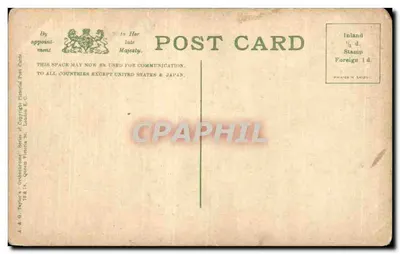 Trompetmajoor in Staatsonderkleeding. 1st Life Guards — Serie 'Orchestrchrome' van A. & O. Taylor, n° Q.760 — Achterkant