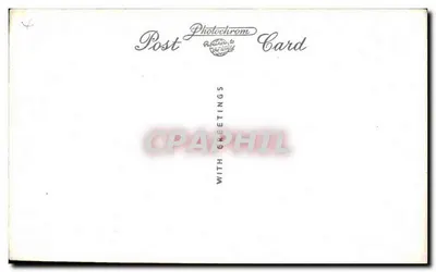 Chester, Eastgate — widok ulicy z budynkami z cegły z wydrążonymi pionami — Post Photochrom Card, n° V4301 — Rewers