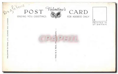Wolverhampton — Powodzenia z — z czarnym kotem — wydawca Valentine & Sons Ltd, n° K.7472 — Rewers