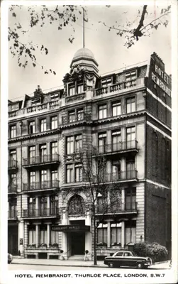 Hotel Rembrandt — Thurloe Place, Londres S.W.7 — editor Everheds Ltd.