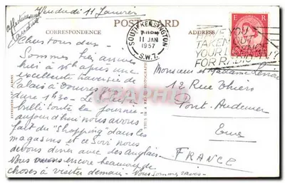 Hotel Rembrandt — Thurloe Place, Londres S.W.7 — editor Everheds Ltd. — Verso