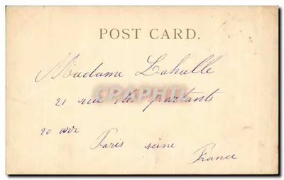 Stare domy w Holborn, Londynie — wydawca L.N. Scarfe, nr 336 — Rewers