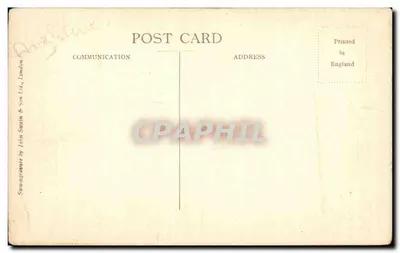 Regalia da Escócia — Castelo de Edimburgo — H.M. Office of Works — Verso