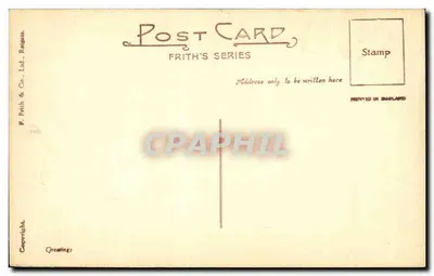 Monument de Ebenezer Howard (fundador da cidade) — Waltham Garden City — Série Frith — Verso