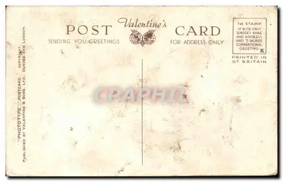 West End, Greenock — vista panorâmica com barcos — editor Valentine's Card, n° A.1263 — Verso