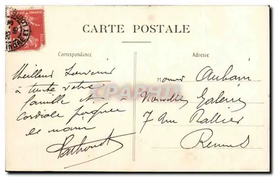 Os Amantes de chez nós — Edição C. Rihéard, Sauvé — C. Leblin 1907 — Verso