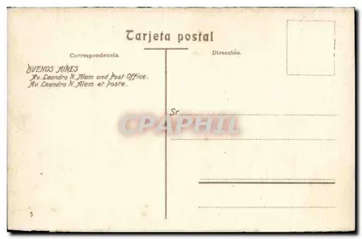 Buenos Aires — Avenida Leandro N. Alem i Palacio del Correo — n°5 — Rewers