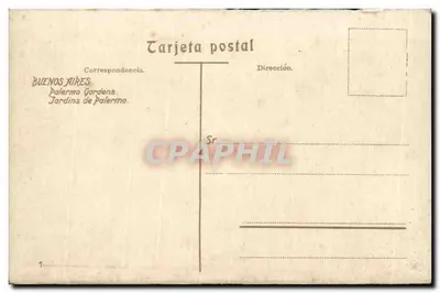 Buenos Aires — Ogród Palermo — n°1 — Rewers