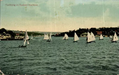 Jachty w Zatoce Sydney — NG5 — wydawca nie widoczny