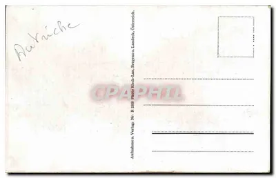 Bregenz a.B. — widok z lotu ptaka jeziora i zasnieżonych gór — Photo R. 2508, Risch-Lau, Bregenz — Rewers