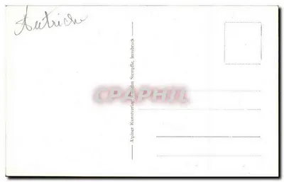 Innsbruck visto da Weihburg com Series u. Saile — Alpiner Kunstverlag, n° 102 — Verso