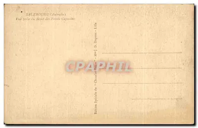 Salzburg — widok z Wzgórza Braci Cuparins — Wydanie J. D. Dupont — Rewers