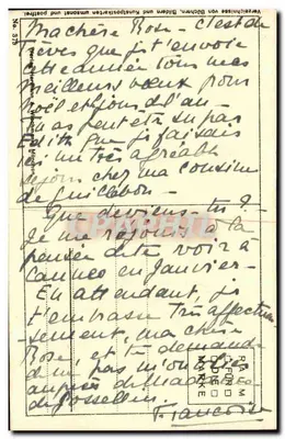 Am Dorfmeier — widok wsi z kościołem — Th. u. C. Hofmeister — Rewers