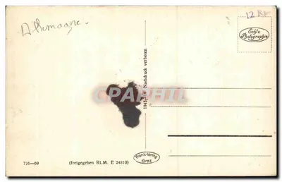Klagenfurt, Adolf-Hiller-Platz com Lindwurm e Rathaus — Frank-Verlag Graz, n° 726-69 — Verso