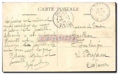 Caricatura de um homem com rosa — texto humorístico — Henri D. Cognat, n°49 — Verso