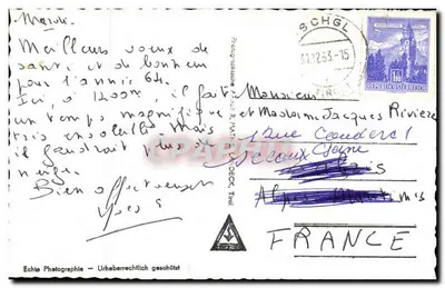 Gasthof Sonne, Ischgl, Paznauntal-Tirol — editor Echle Fotógrafo, n° 6743 — Verso