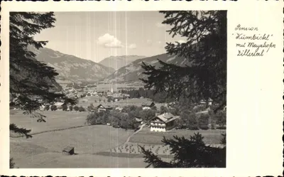 Pensão "Kümbichl" com Mayrhofen, Zillertal — Alleinverlag Photo-Joh. Maidler, Zillertal
