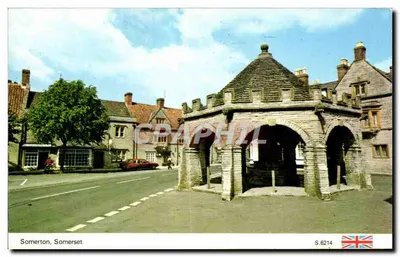 Somerton, Somerset — porta de entrada em pedra — A Dennis Postcard S.6214
