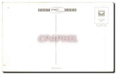 Plik Abersoch — widok plaży i portu — Post Dennis Productions, nr A:1417 — Rewers