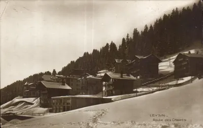 Leysin — Rota dos Chalets — Edições Art. Perrochet, Lausanne