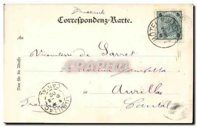 Ortler powyżej Tschierfeck — (3902 m) — B. Johannis, k. u. k. Hofphotograph, Meran, N° 8 — Rewers