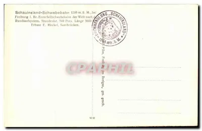 शॉयनिंसलैंड-स्वेबेहबान - 1286 मीटर ऊपर समुद्र तल, फ्रेईबर्ग इन ब्रैंच - प्रकाशक पेट्जेला — पीछे