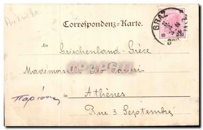 Graz — Panorama com Schlossberg — editor: Wiener Verlag, Viena — Verso