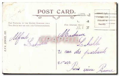 Londyn — Royal Exchange — seria E.F.A. 521 — Rewers