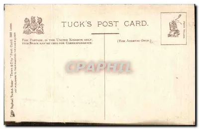 Londyn, Pool of London i Most Tower — Tuck's Post Card — Rewers