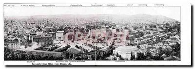 Vue panoramique de Vienne depuis le Riesenrad — éditeur non identifié, n° de série non visible